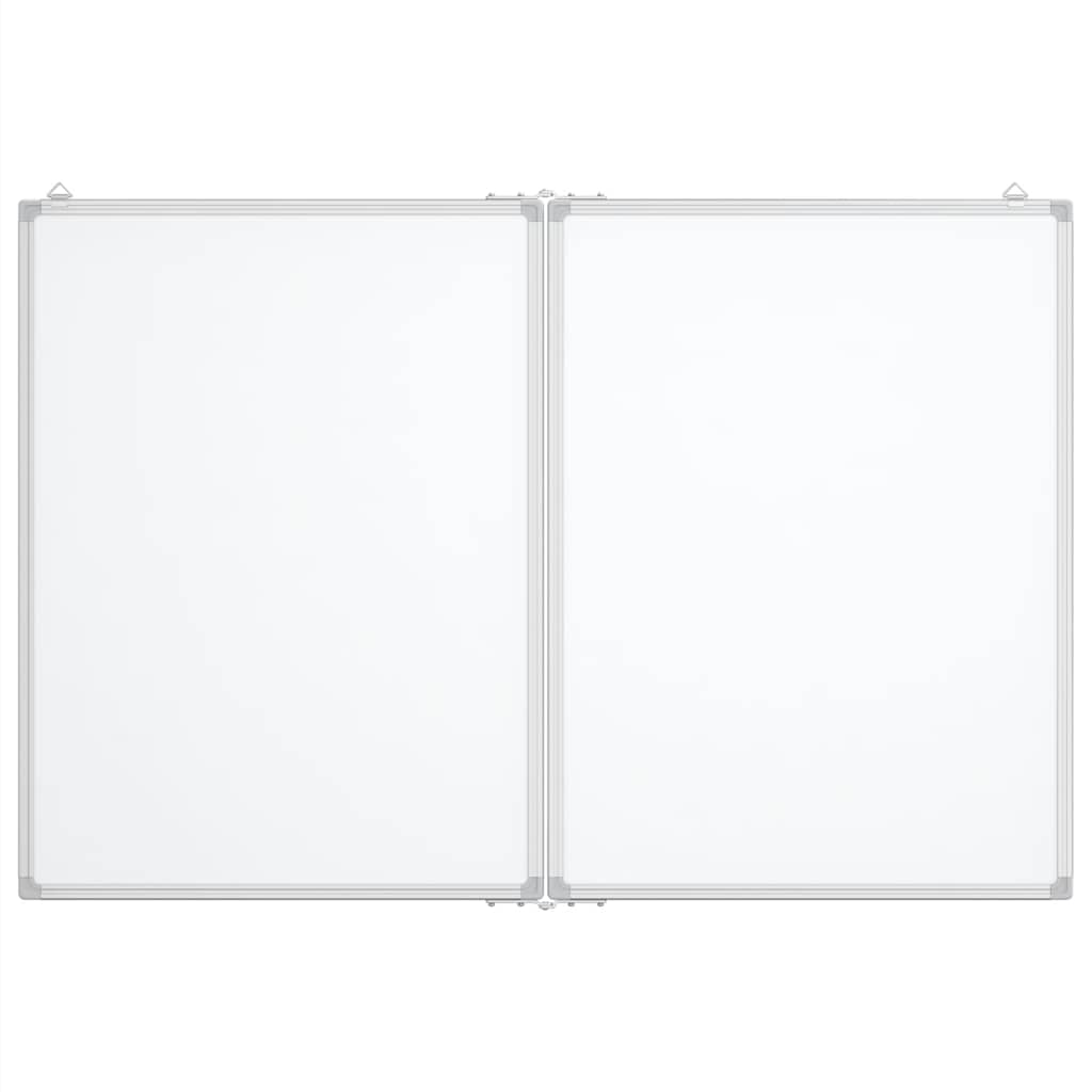 Vidaxx magnetisches faltbares Whiteboard 120x100x1,7 cm Aluminium
