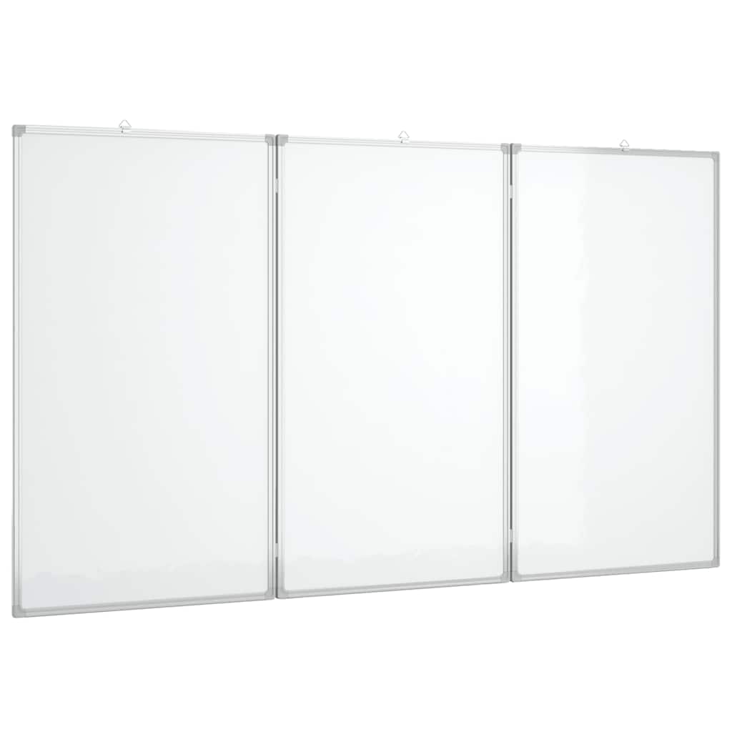 Vidaxx magnetisches faltbares Whiteboard 150x80x1,7 cm Aluminium