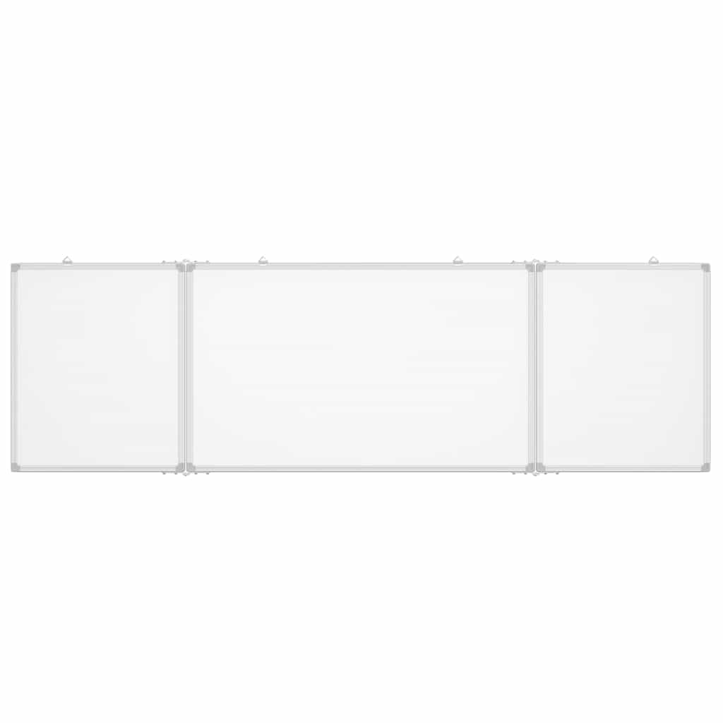 VidaXL Magnetisches faltbares Whiteboard 160x50x1,7 cm Aluminium