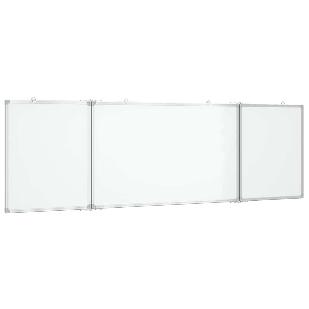 VidaXL Magnetisches faltbares Whiteboard 200x60x1,7 cm Aluminium