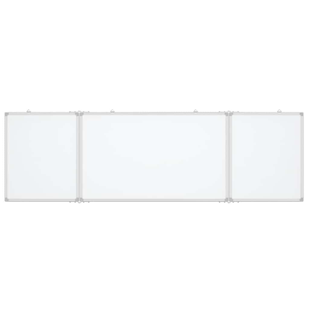 VidaXL Magnetisches faltbares Whiteboard 200x60x1,7 cm Aluminium