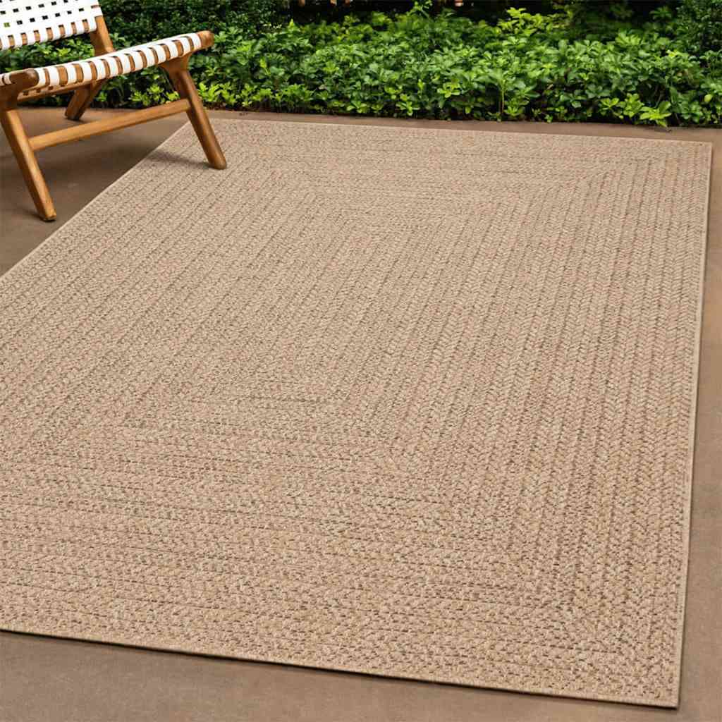 Vidaxl vloerkleed zizur binnen en buiten 60x110 cm jute look