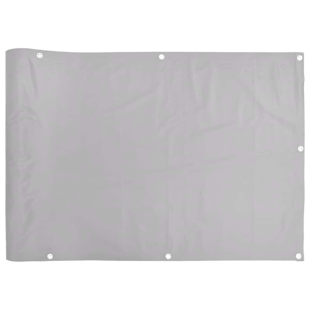 Vidaxx Balkonschirm 400x75 cm PVC grau