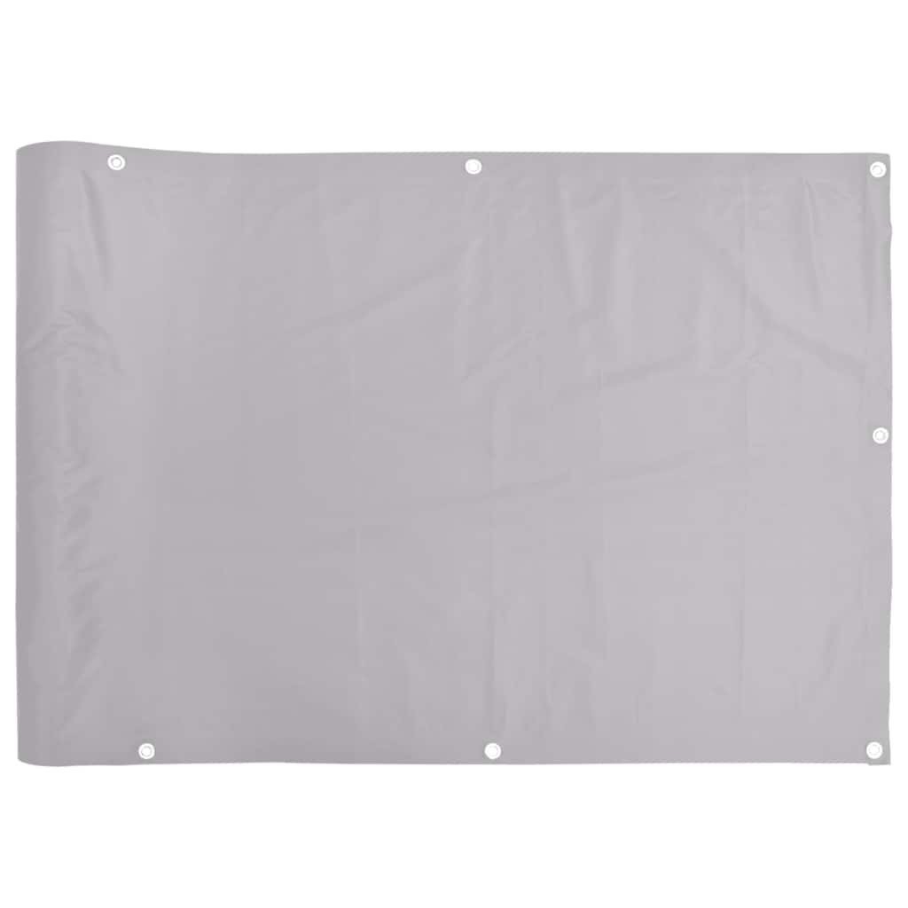 Vidaxx Balkonschirm 400x90 cm PVC grau