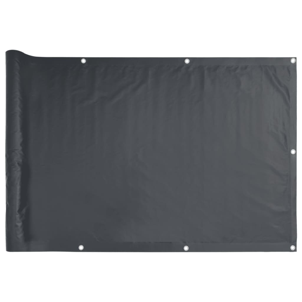 Vidaxx Balkonschirm 1000x120 cm PVC Anthrazit