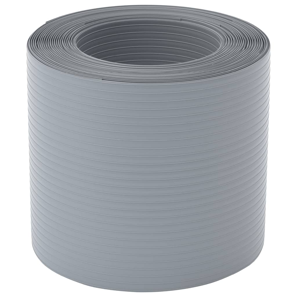 Vidaxxl Garten-Sichtschutz 10 Stück 252,5 x 19 m PVC grau