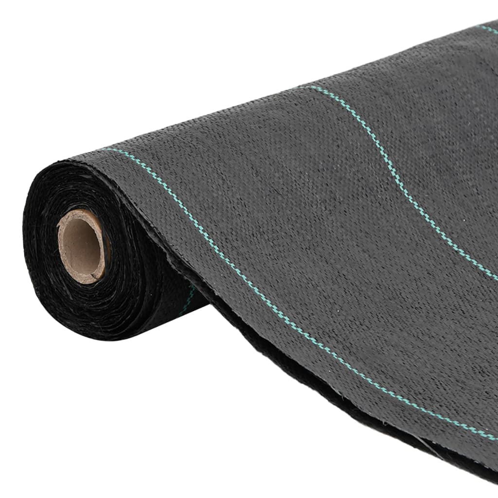 VidaXL Wurzeltuch 1,5x200 m Polypropylen schwarz