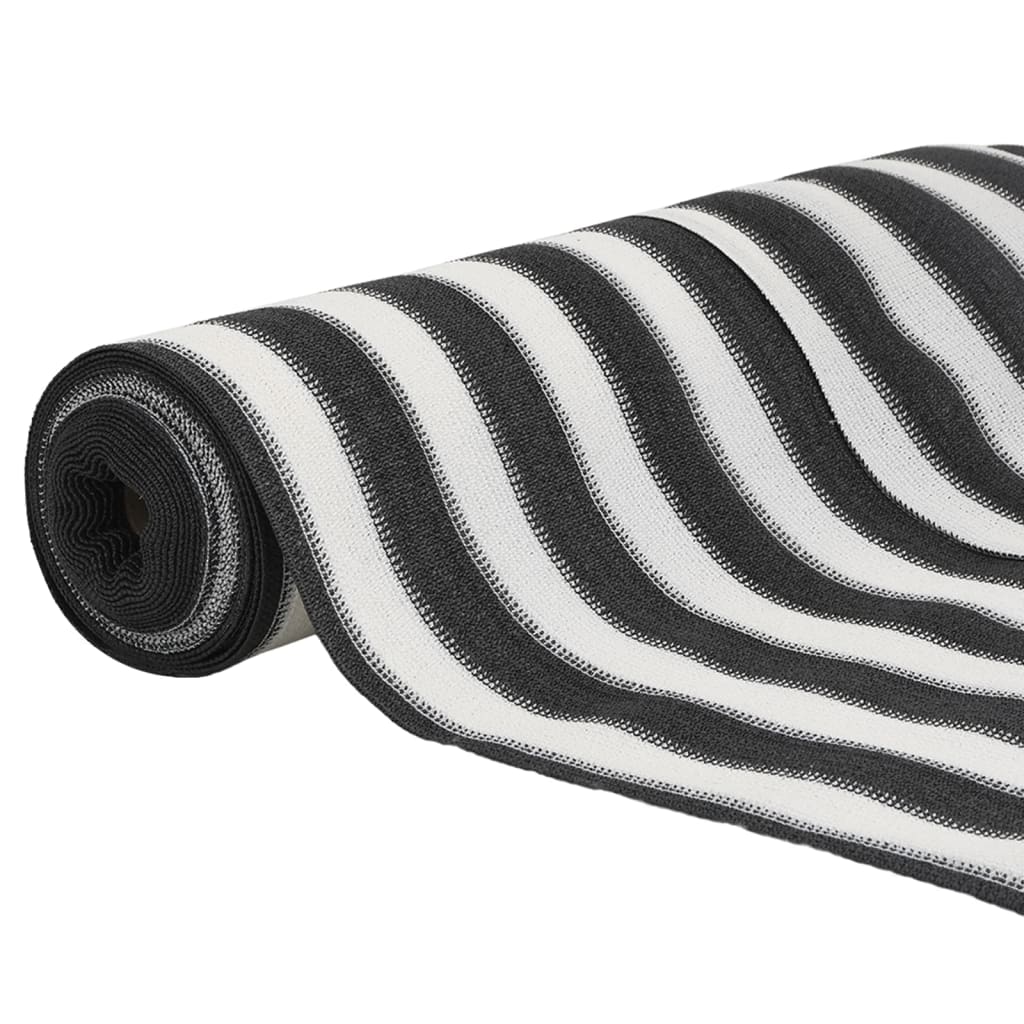 Vidaxx Sichtschutznetz 75 g m² 1,2x10 m HDPE Anthrazit und Weiß