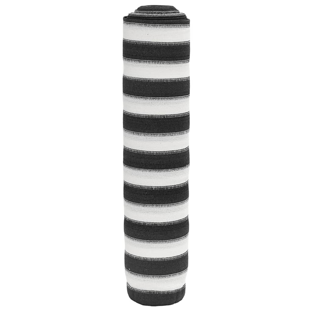 Vidaxx Sichtschutznetz 150 g m² 1,2x25 m HDPE Anthrazit und Weiß