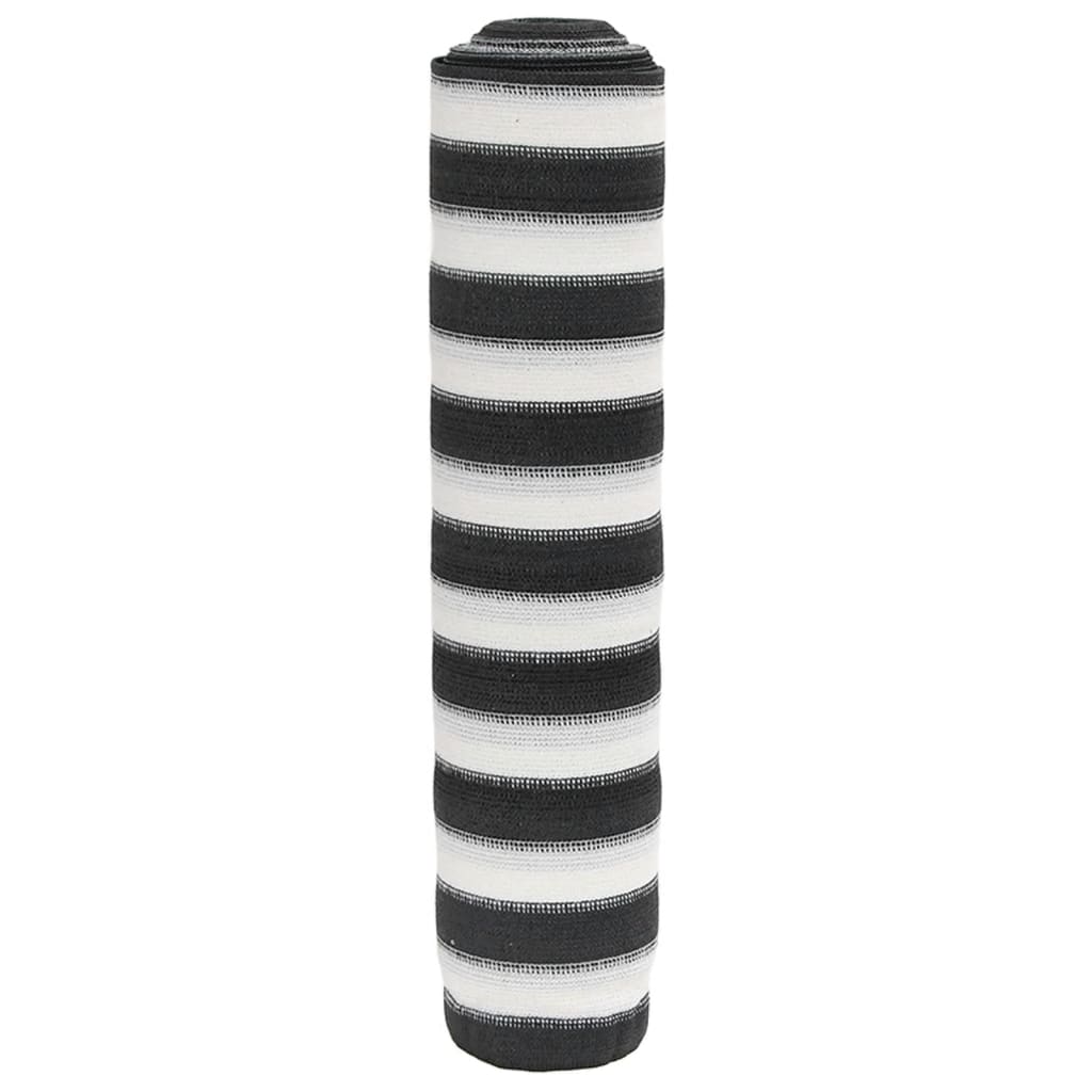 Vidaxx Sichtschutznetz 195 g m² 1,8x10 m HDPE Anthrazit und Weiß