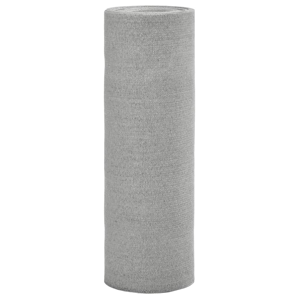 VidaXL Sichtschutznetz 75 g m² 1,5x50 m HDPE hellgrau