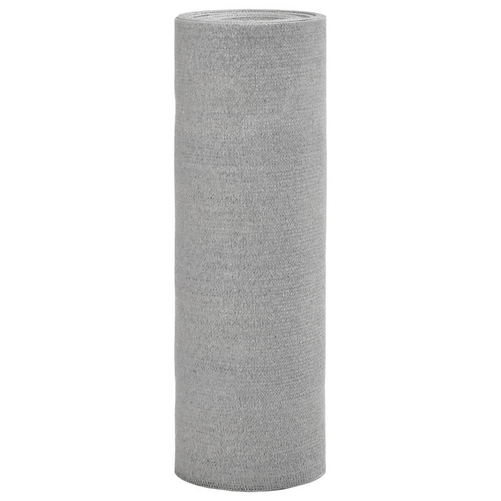 VidaXL Sichtschutznetz 150 g m² 2x25 m HDPE hellgrau