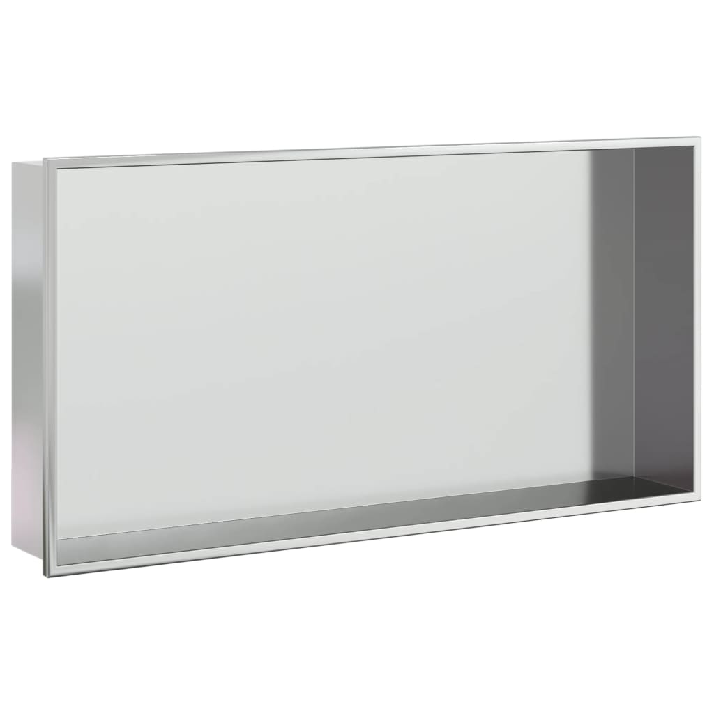 Vidaxx Duschnische 62x32x9 cm Edelstahl silber gebürstet