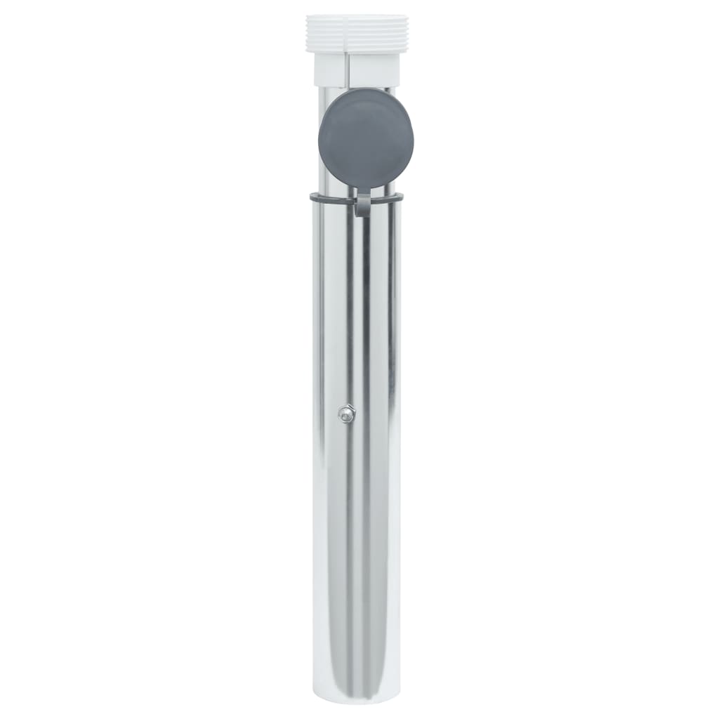 Vidaxx Erdsonnenschirmständer für 40-50 mm Mast Aluminium Silber