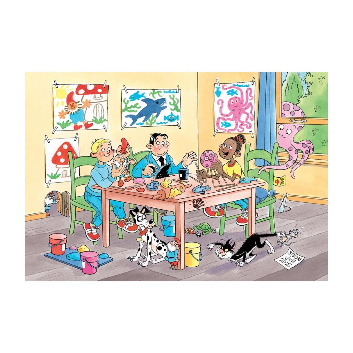 Jumbo Jan van Haasteren Junior-Puzzle 20 kreativ mit Ton 150 Teile