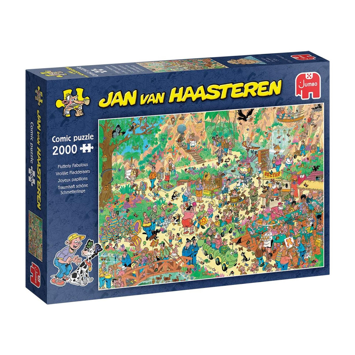 Jumbo Jan van Haasteren Puzzle - Fröhliche Flatterer - 2000 Teile.
