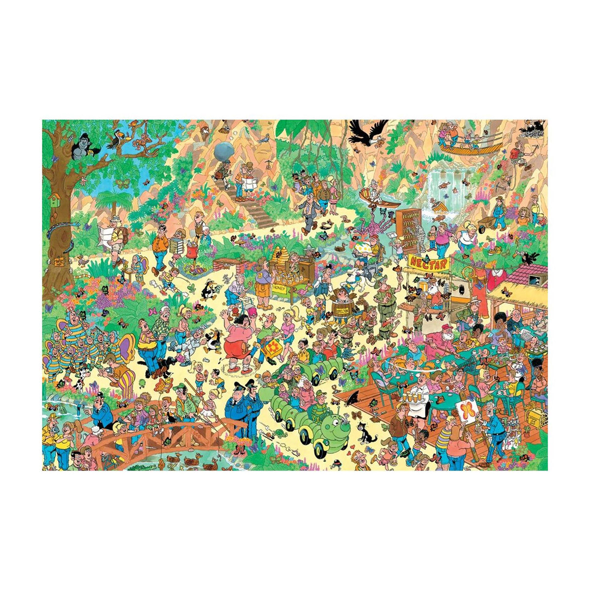 Jumbo Jan van Haasteren Puzzle - Fröhliche Flatterer - 2000 Teile.