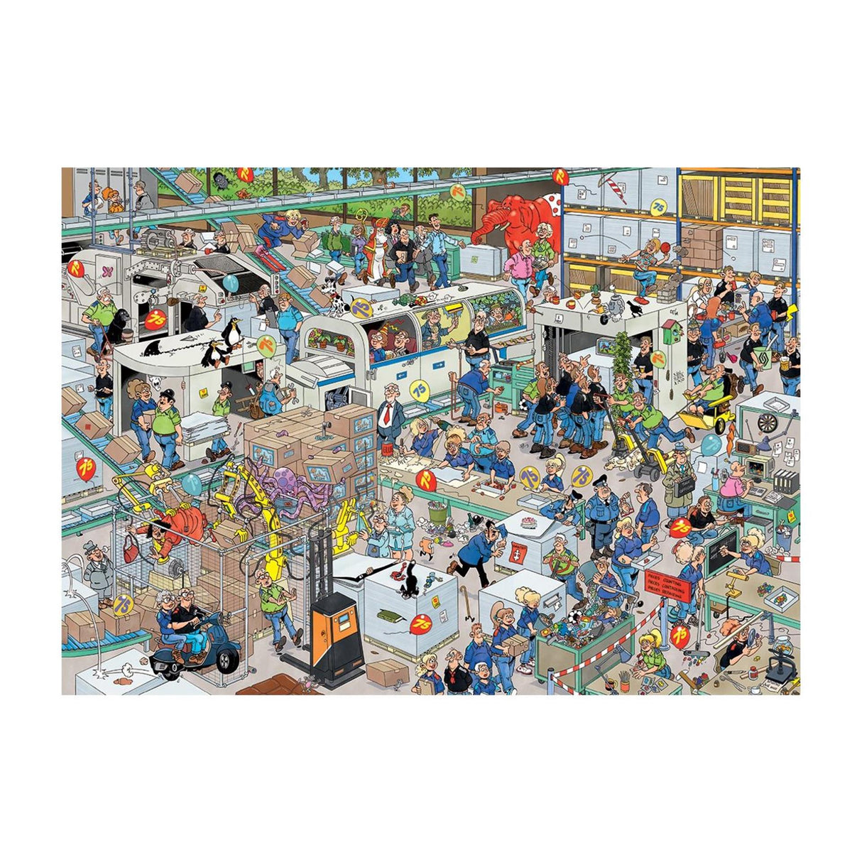 Jumbo-Puzzle Jan van Haasteren Games Factory (1000) | 2 Stk