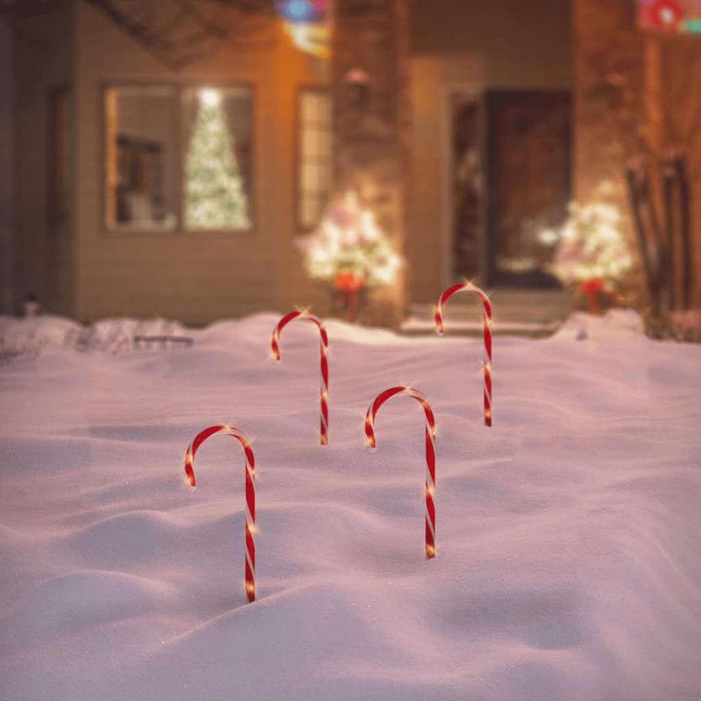 Ambiance 4-teiliges Zuckerstangenlampen-Set