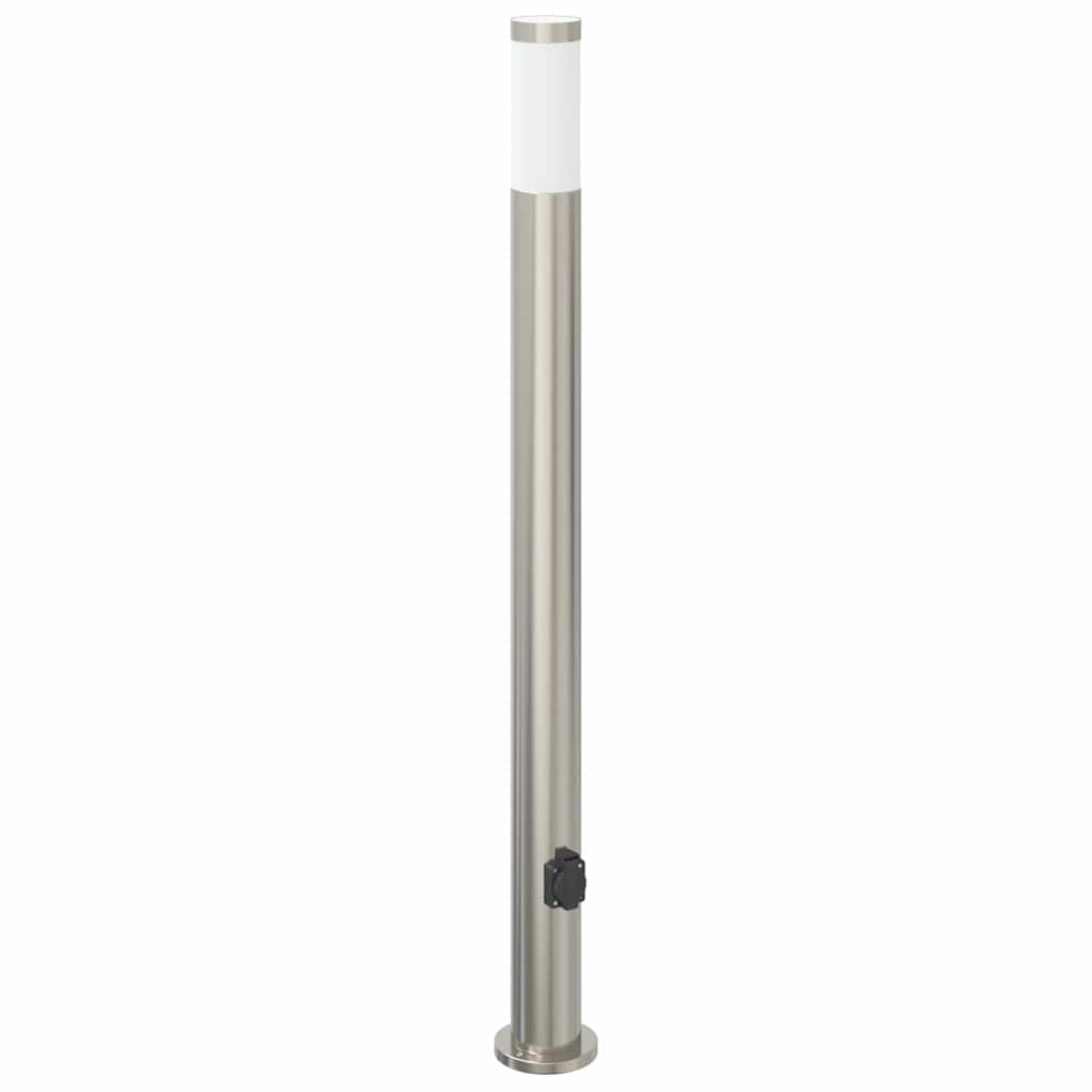 Vidaxl Pollerleuchte mit Fassung 110 cm Edelstahl IP44
