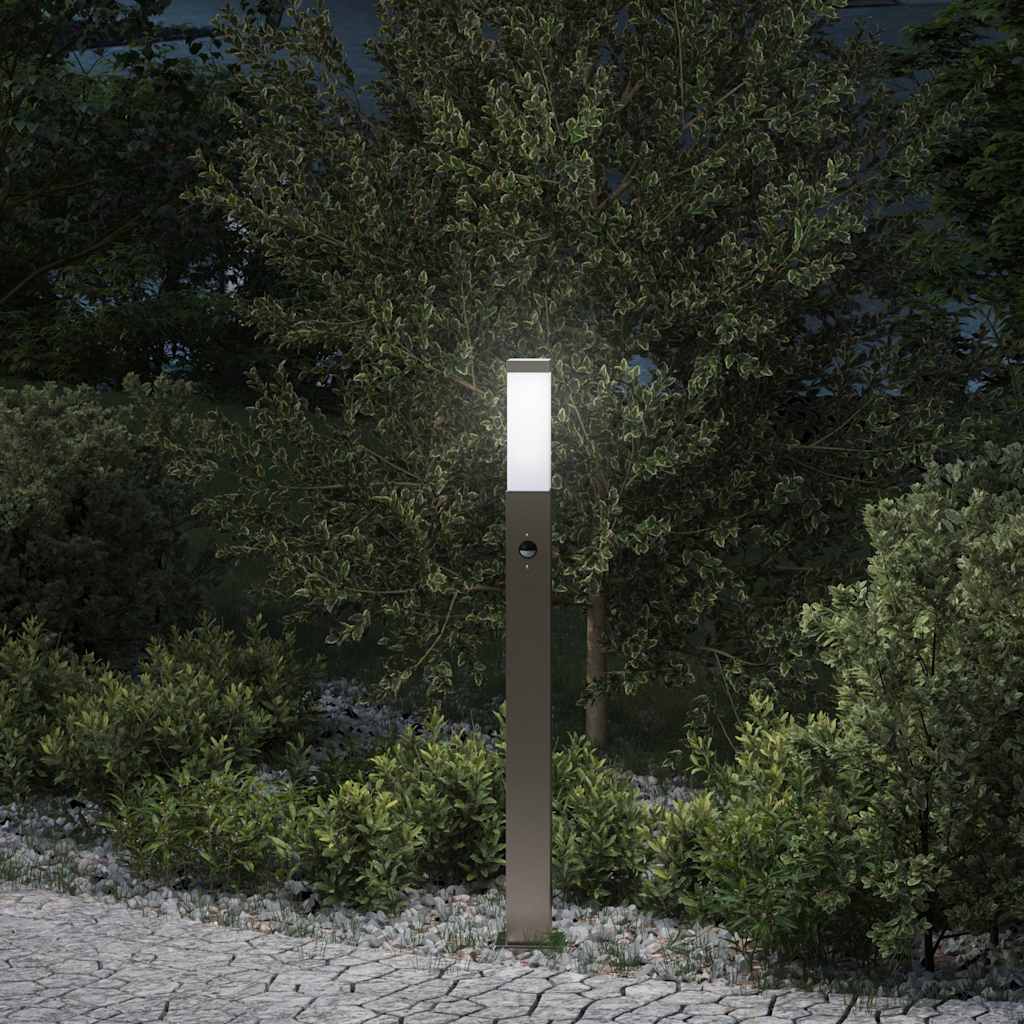 Vidaxx Pollerbeleuchtung mit Sensor 80 cm Edelstahl IP44
