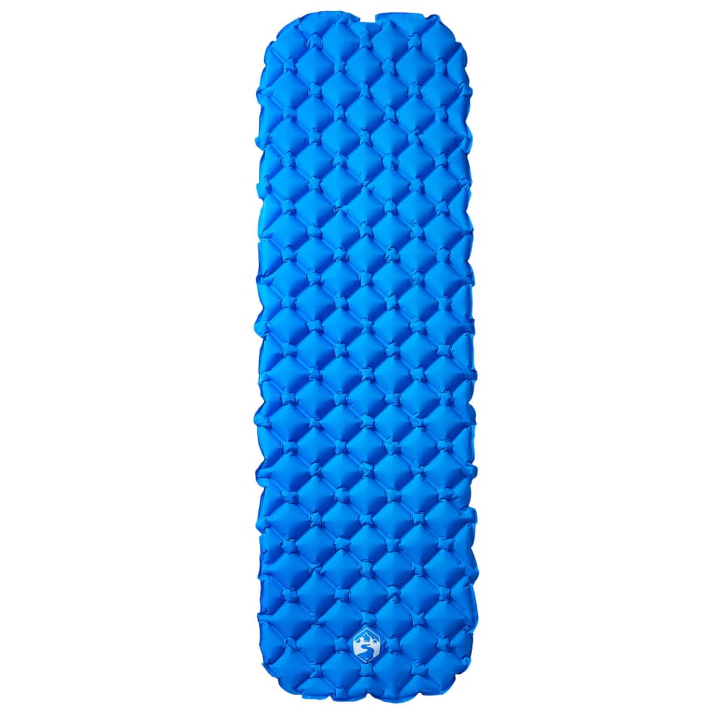 Vidaxx aufblasbare Campingmatratze 190x58x6 cm 1-Personen blau