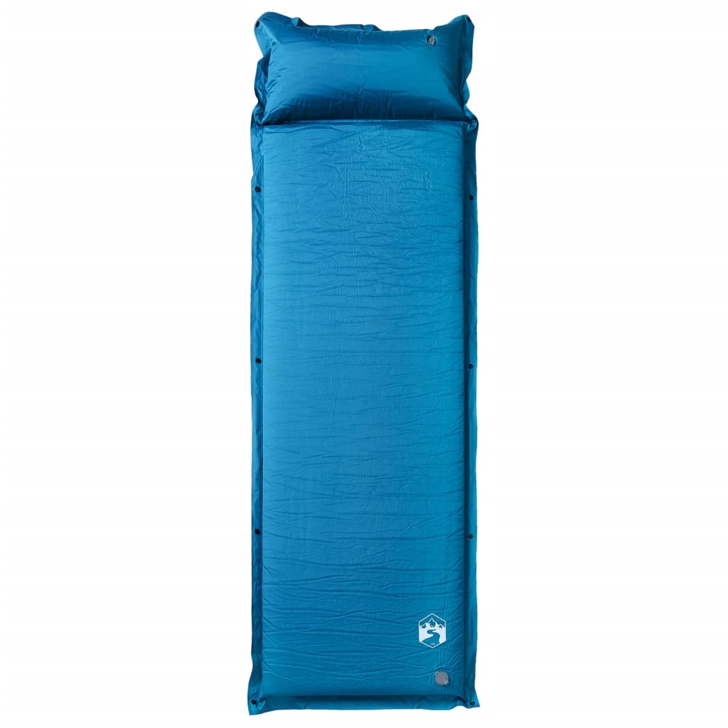 Vidaxl Campingmatratze mit Kissen selbstaufblasend 1-Personen Türkis