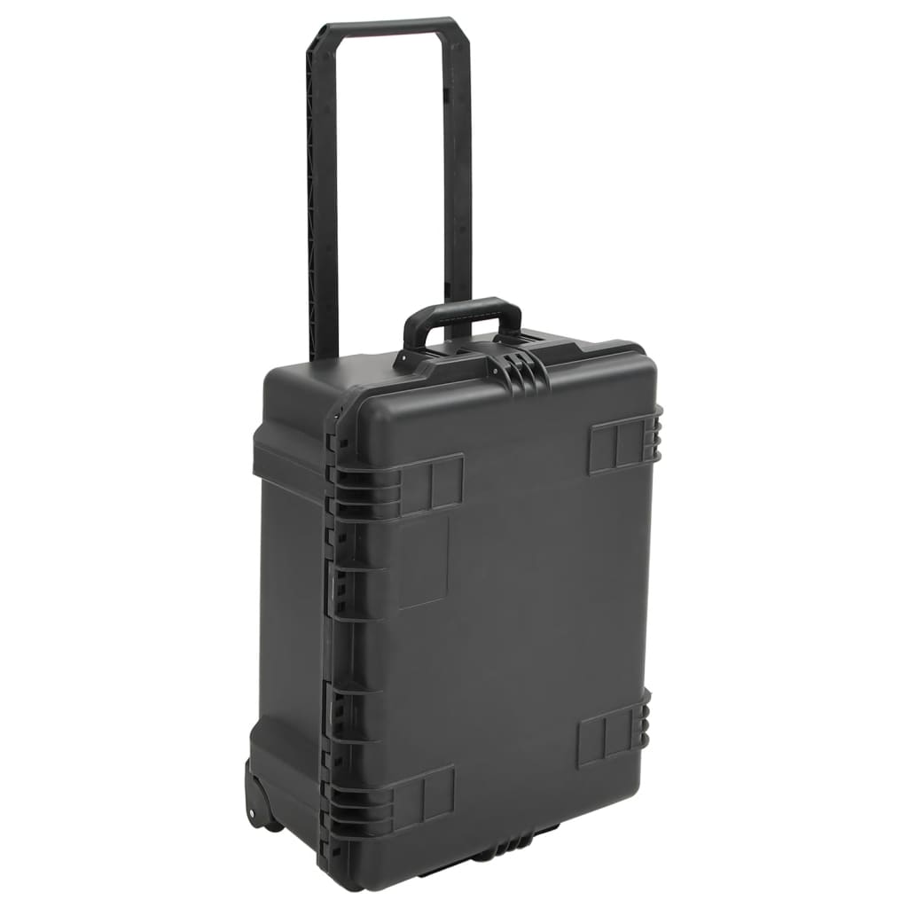 Vidaxx Flightcase tragbar 62,5x50x28,5 cm PP schwarz