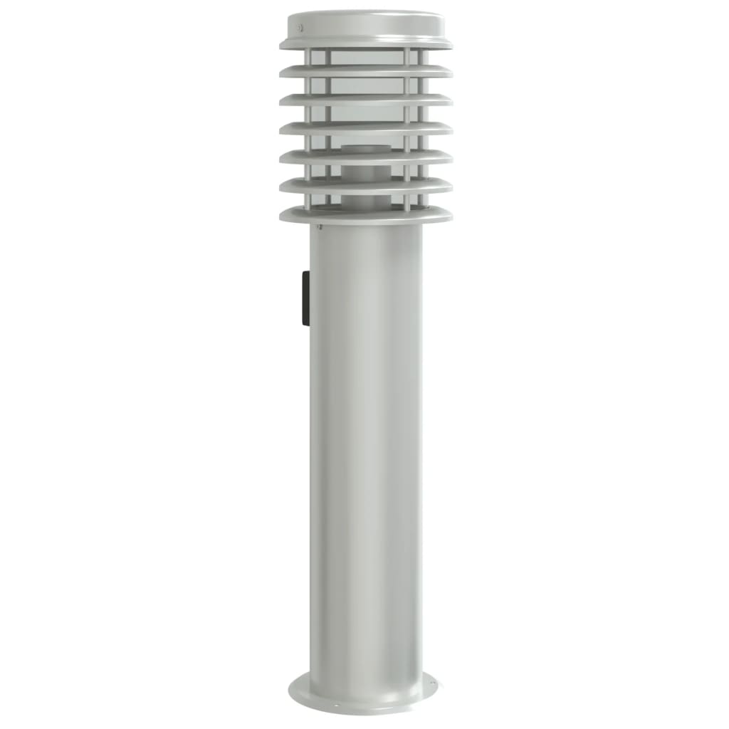 Vidaxx Außenstehleuchte mit Fassung 60 cm Edelstahl Silber