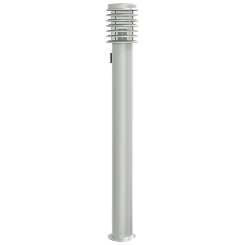 Vidaxx Außenstehleuchte mit Fassung 110 cm Edelstahl silber
