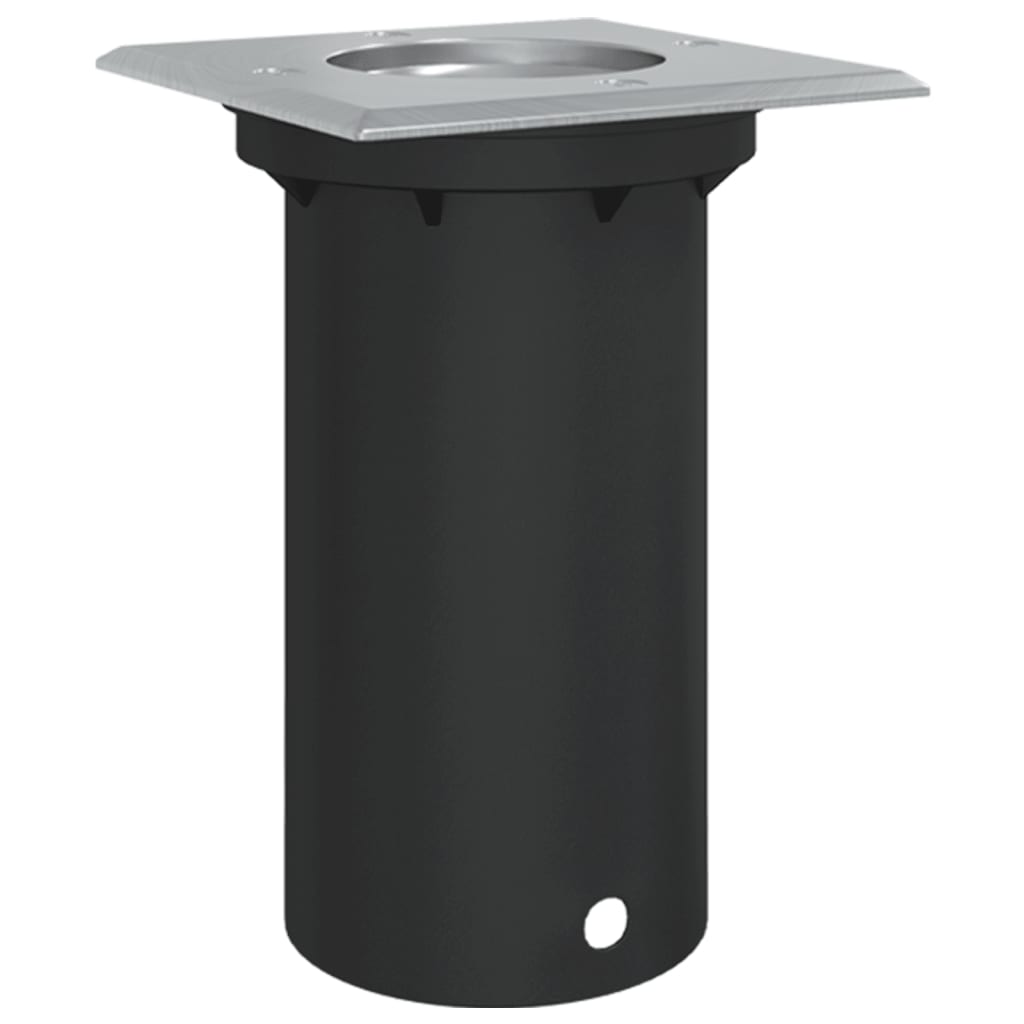 Vidaxx Außen-Bodenbeleuchtung quadratisch 10,5x10,5 cm Aluminium schwarz