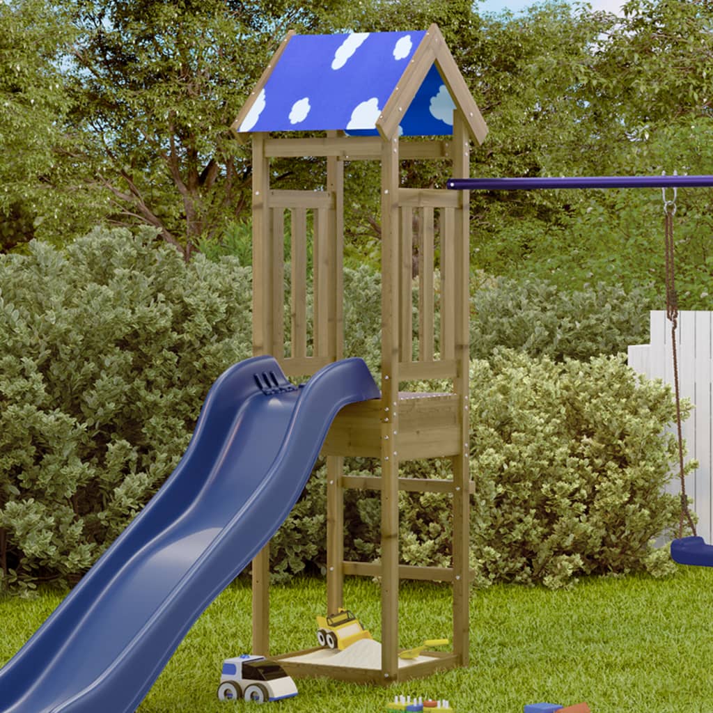 VidaXL Spielturm 52,5x46,5x208 cm imprägniertes Kiefernholz