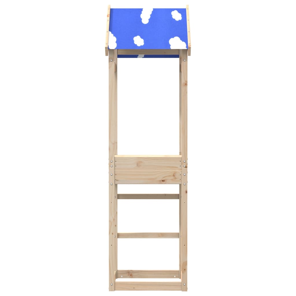 Vidaxx Spielturm 52,5x46,5x195 cm massives Kiefernholz