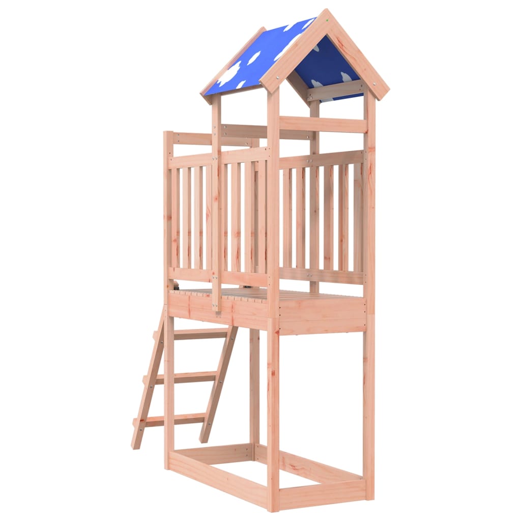 Vidaxx Spielturm mit Leiter 110,5x52,5x215 cm massives Douglasholz