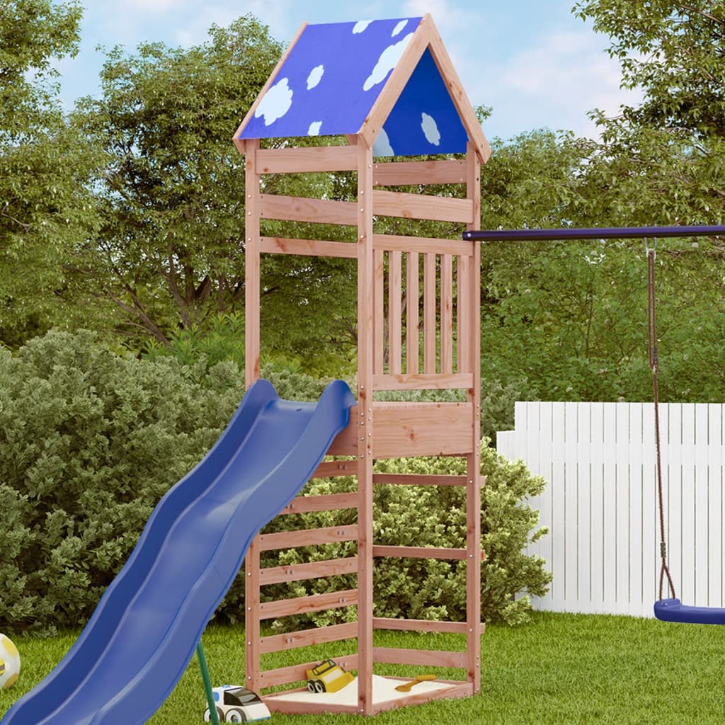 Vidaxx Spielturm mit Kletterwand 85x52,5x265 cm Douglasie