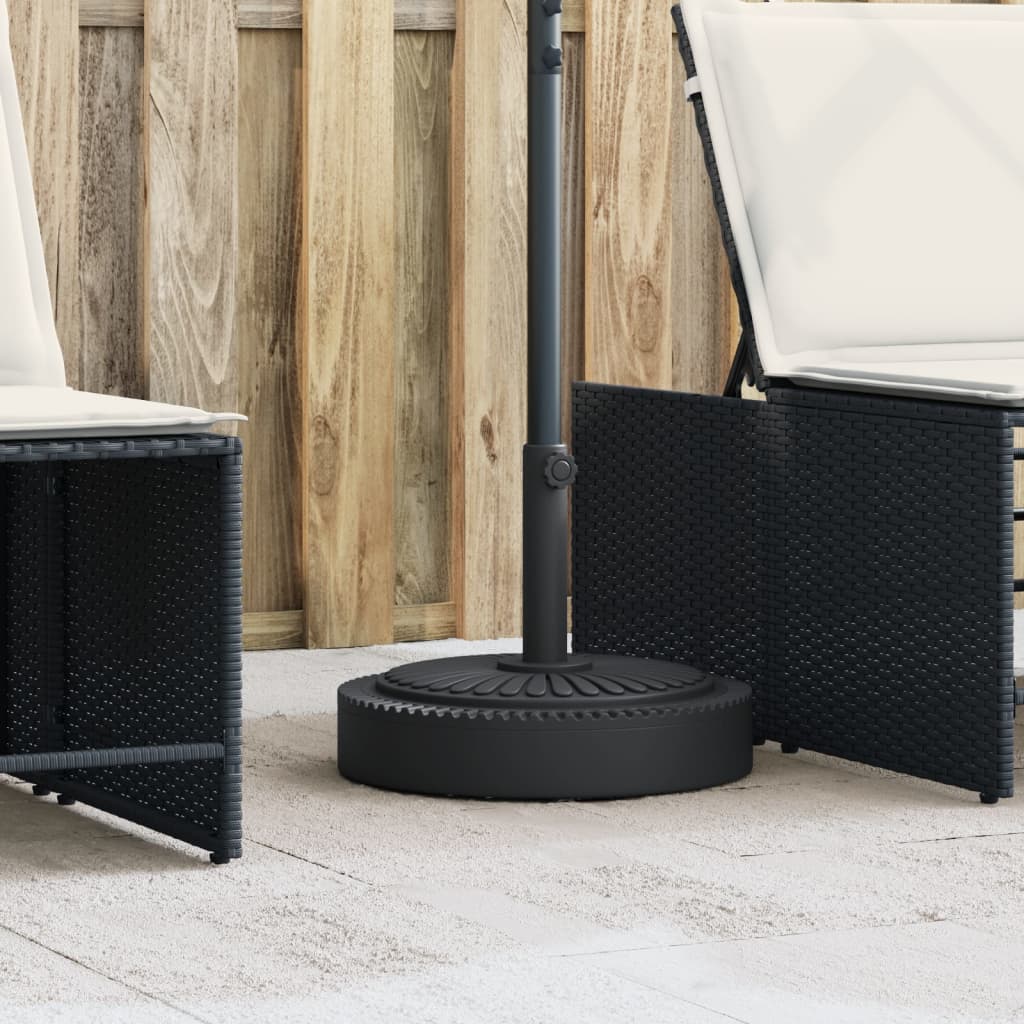 Vidaxl Sonnenschirmständer für Stangen von ø38 48 mm 25 kg rund