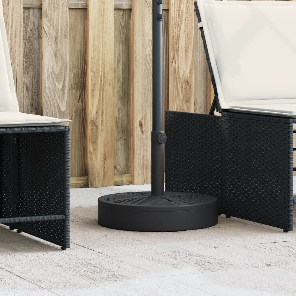 Vidaxl Sonnenschirmständer für Stangen von ø38 48 mm 25 kg rund