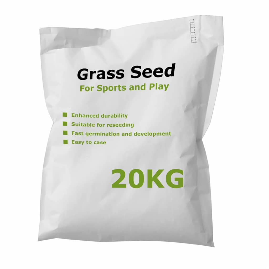 VidaXL Grassamen für Sport und Spiel 20 kg
