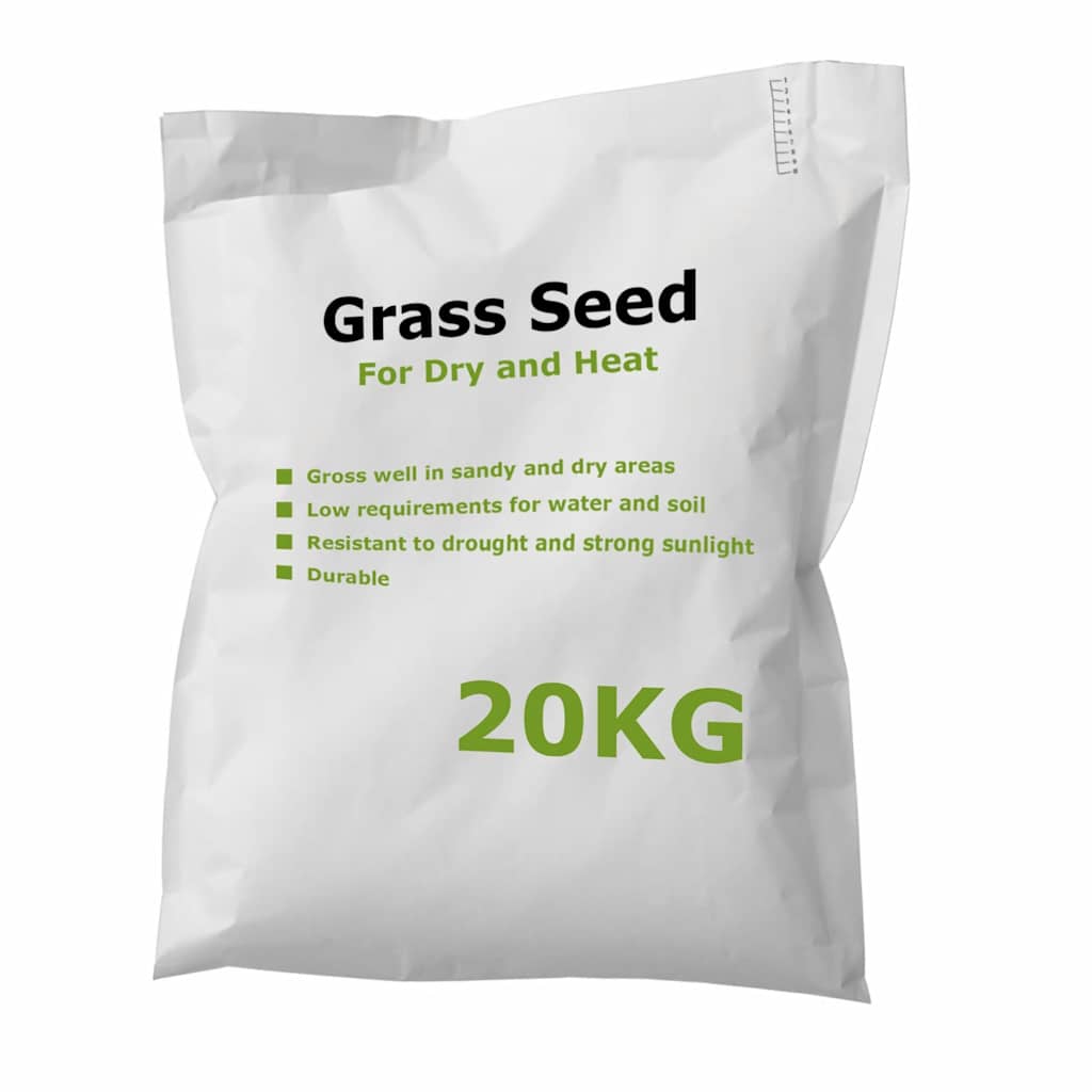 VidaXL Grassamen gegen Trockenheit und Hitze 20 kg