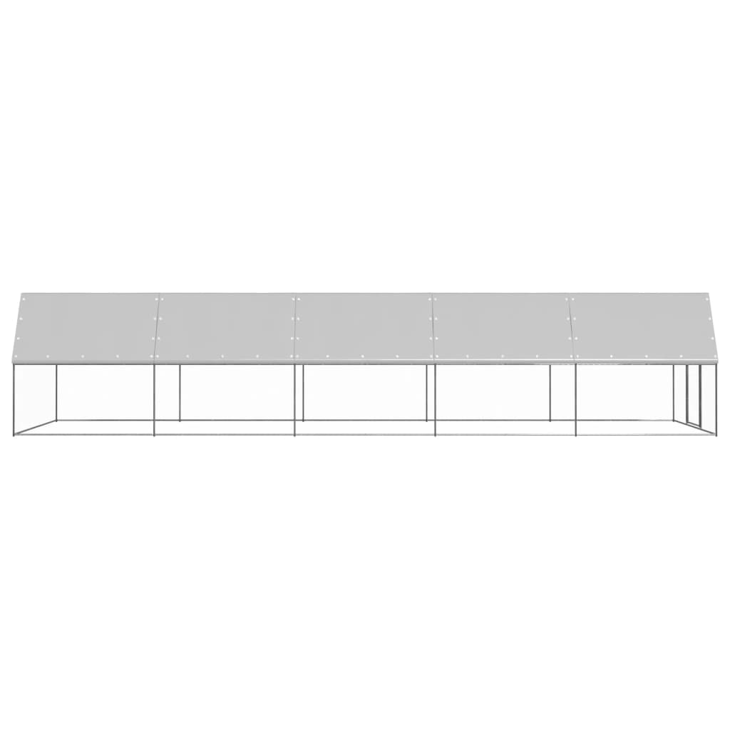 VidaXL Hühnerstall 3x10x2 m aus verzinktem Stahl