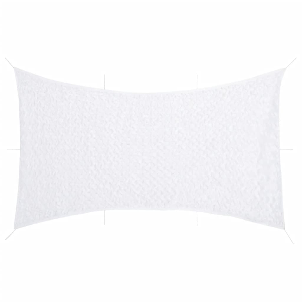 Vidaxx Tarnnetz mit Aufbewahrungstasche 618x512 cm weiß