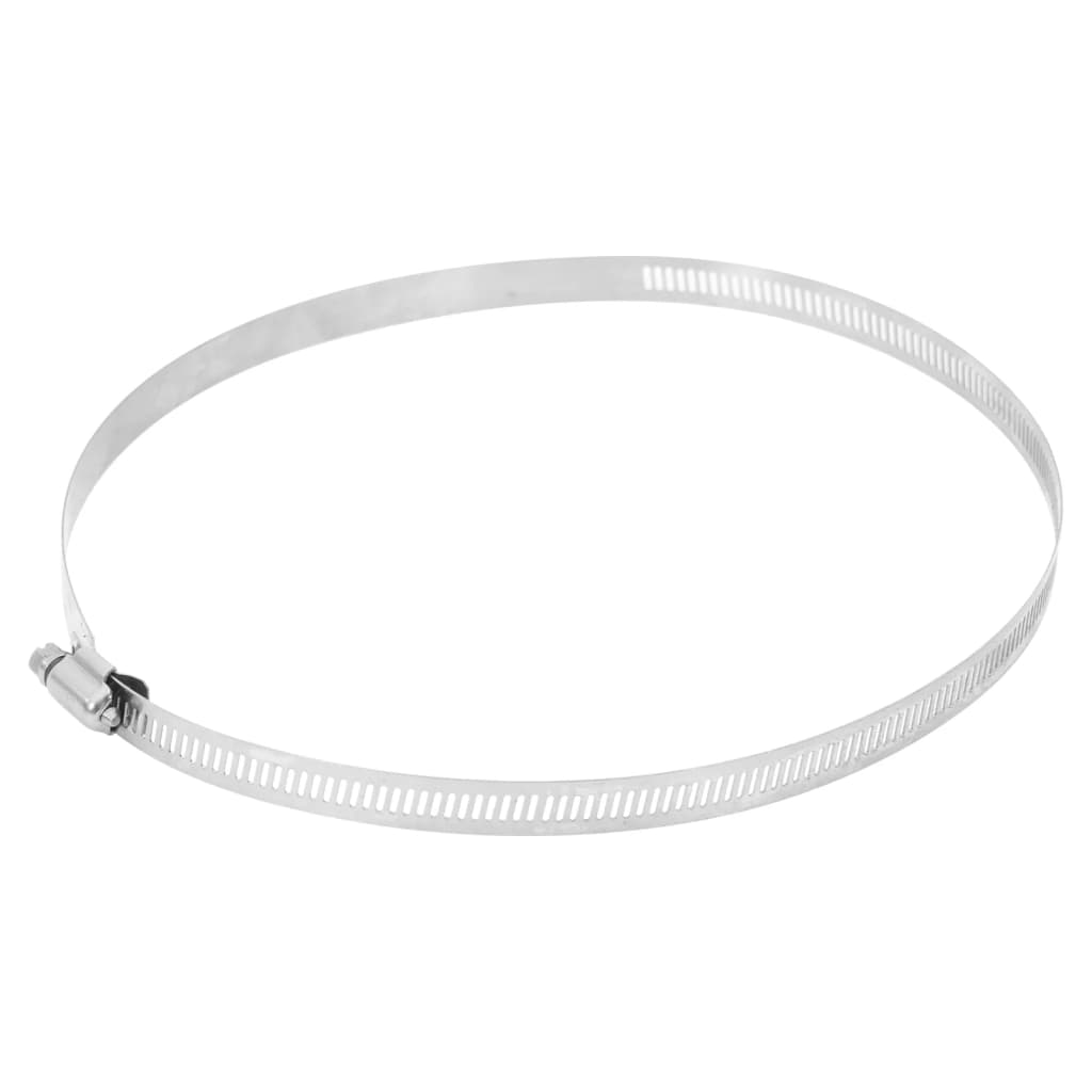VidaXL Schlauchschellen 6 Stück 91-220 mm Edelstahl 304