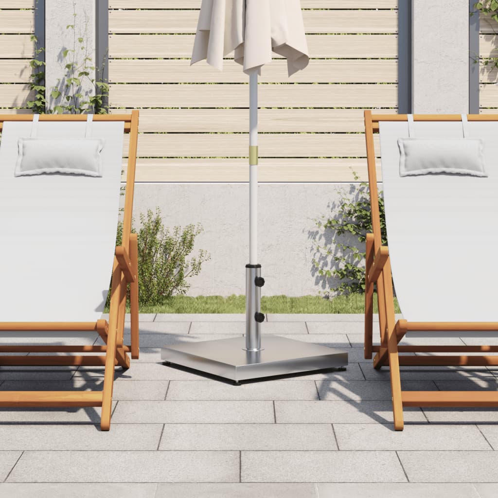 VidaXL Sonnenschirmständer für Stangen von Ø32 38 48 mm 28 kg quadratisch