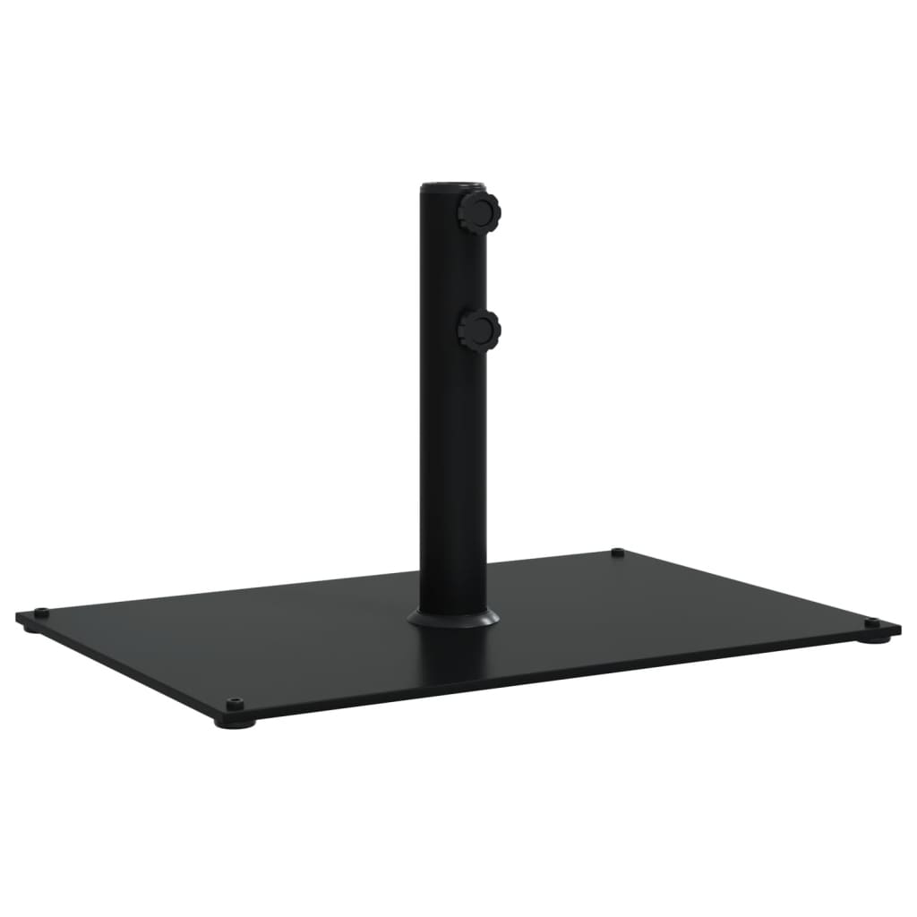 Vidaxl Sonnenschirmständer für Stangen von ø32 38 48 mm 15 kg rechteckig