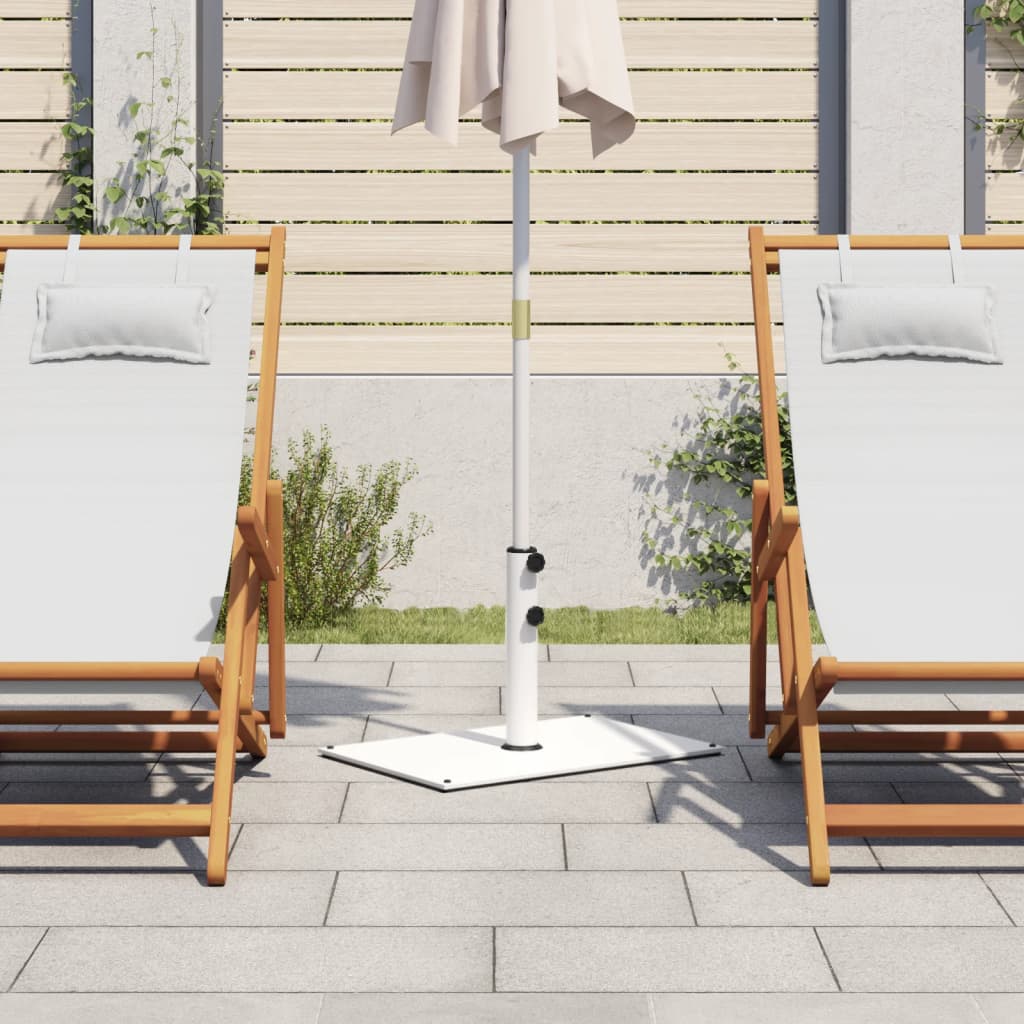 Vidaxl Sonnenschirmständer für Stangen von ø32 38 48 mm 15 kg rechteckig