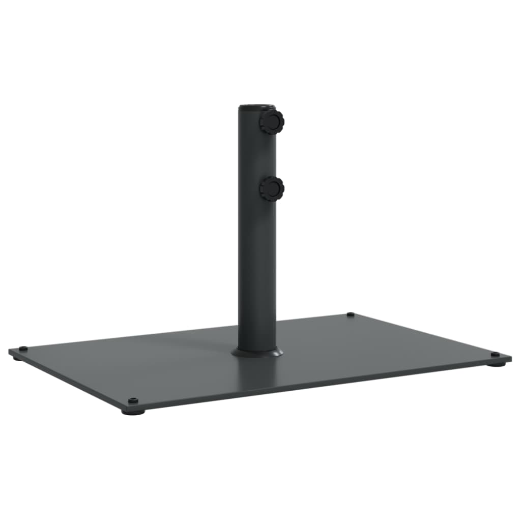 Vidaxl Sonnenschirmständer für Stangen von ø32 38 48 mm 15 kg rechteckig