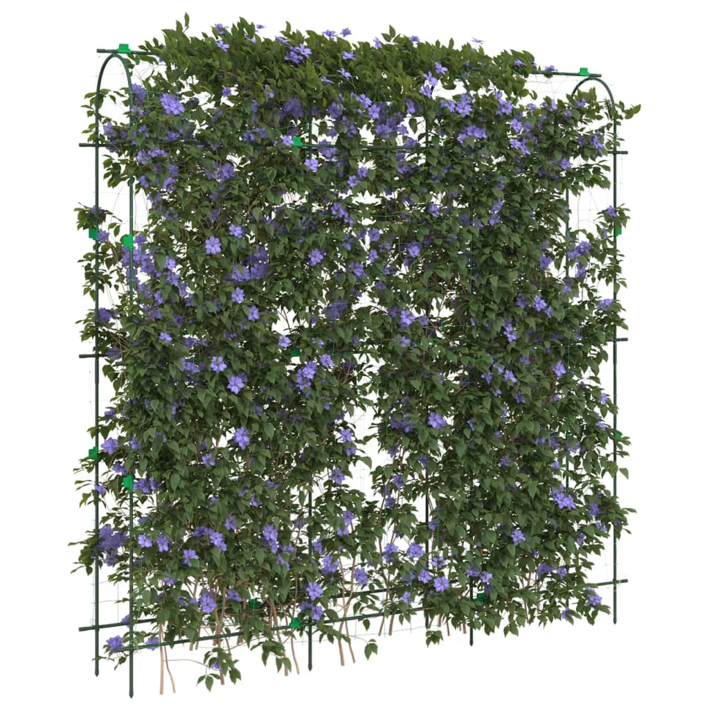 Vidaxx Pflanzenklettergerüst U-Form 181x31x182,5 cm Stahl