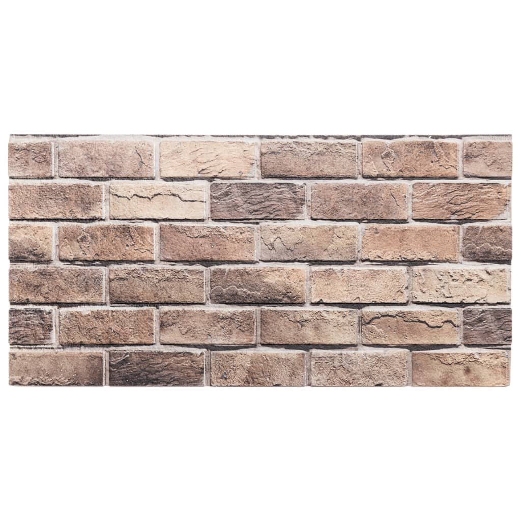VidaXL Wandpaneele 10 Stk. 3D 100x50 cm EPS braun