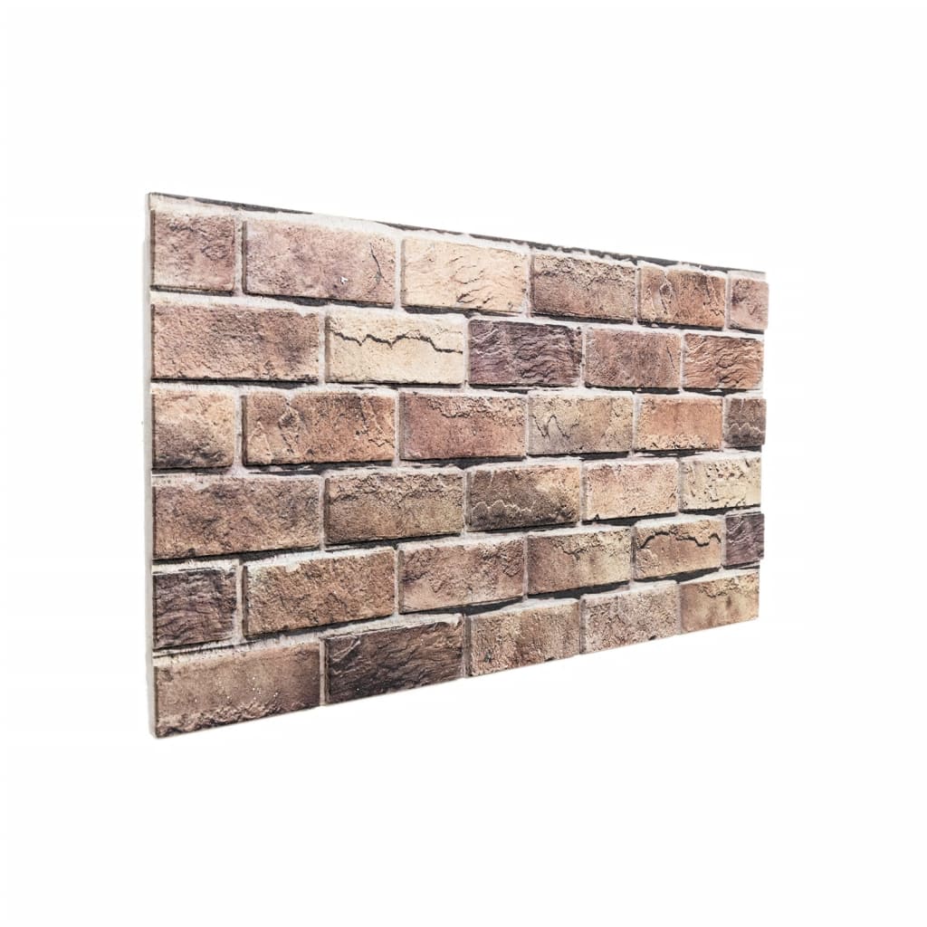 VidaXL Wandpaneele 10 Stk. 3D 100x50 cm EPS braun