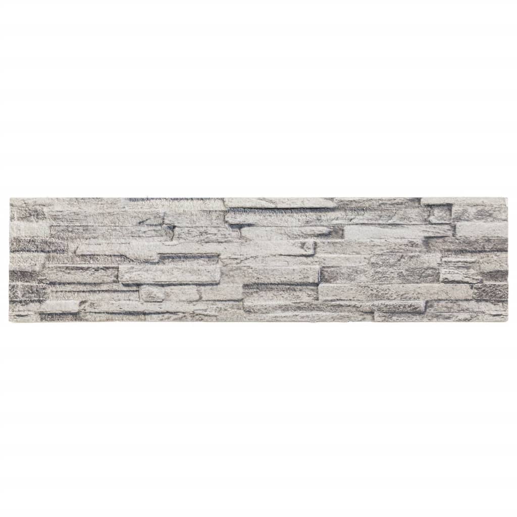 Vidaxx Wandpaneele 14 Stk. 3D 100x25 cm EPS hellgrau